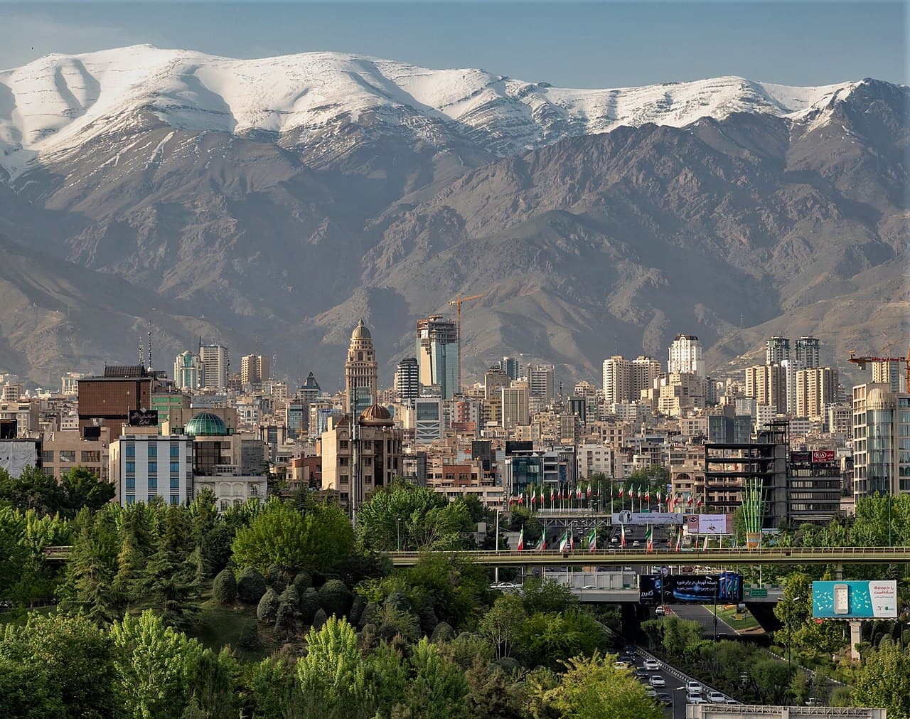 Tehran skyline at dusk as regional conflict updates continue on March 4, 2026