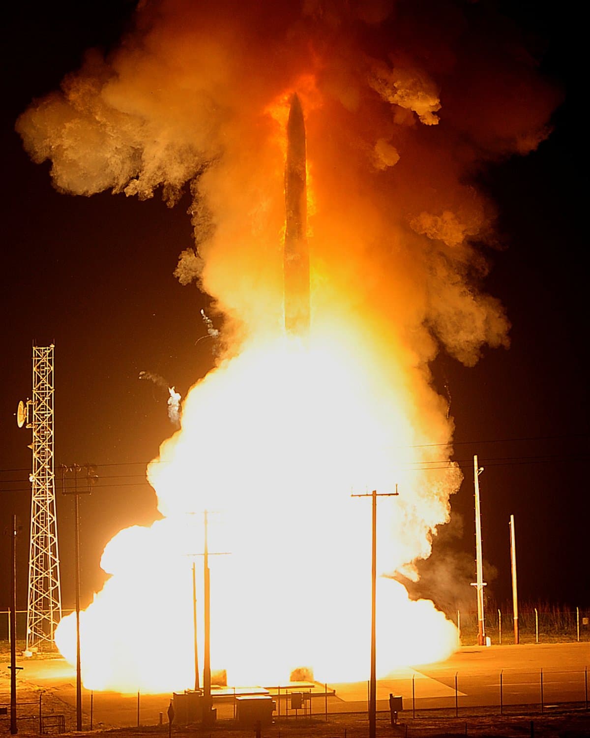 Minuteman III launch used to illustrate post-New START force planning pressure