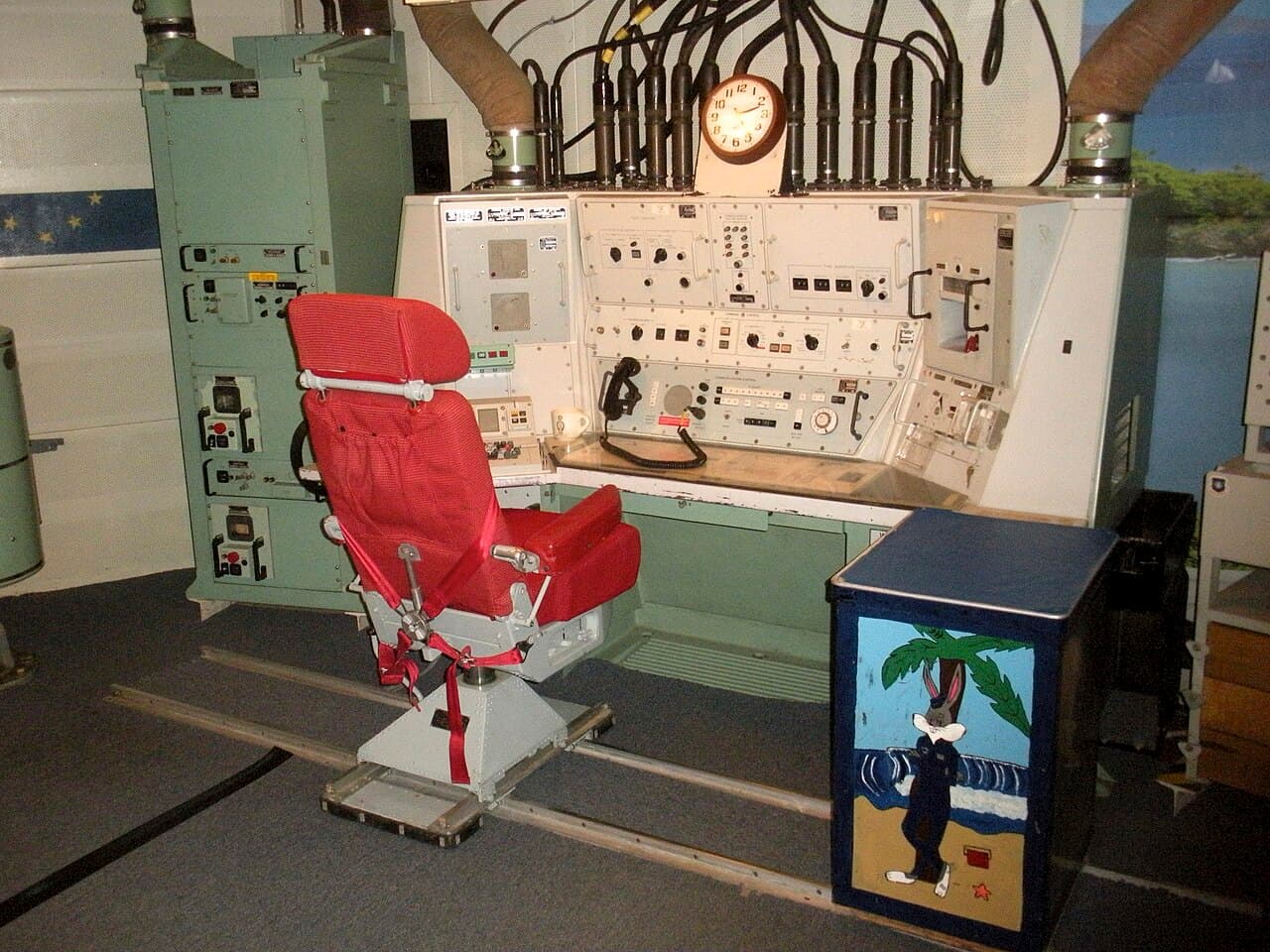 Missile alert facility structure illustrating hardened nuclear command and control infrastructure
