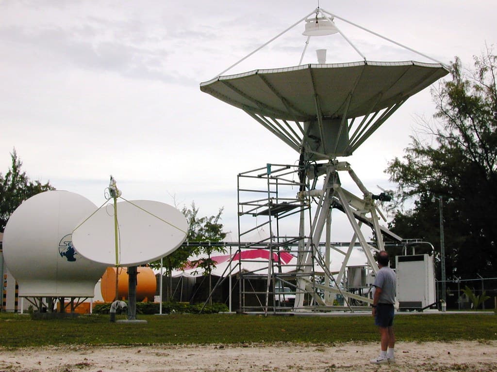 Hydroacoustic monitoring equipment used for nuclear test detection in ocean environments