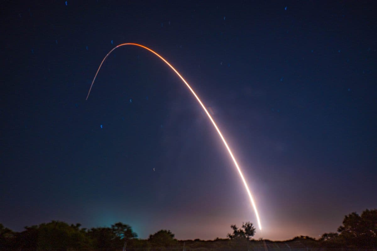 Minuteman missile launch photo in a nuclear triad explained modernization discussion