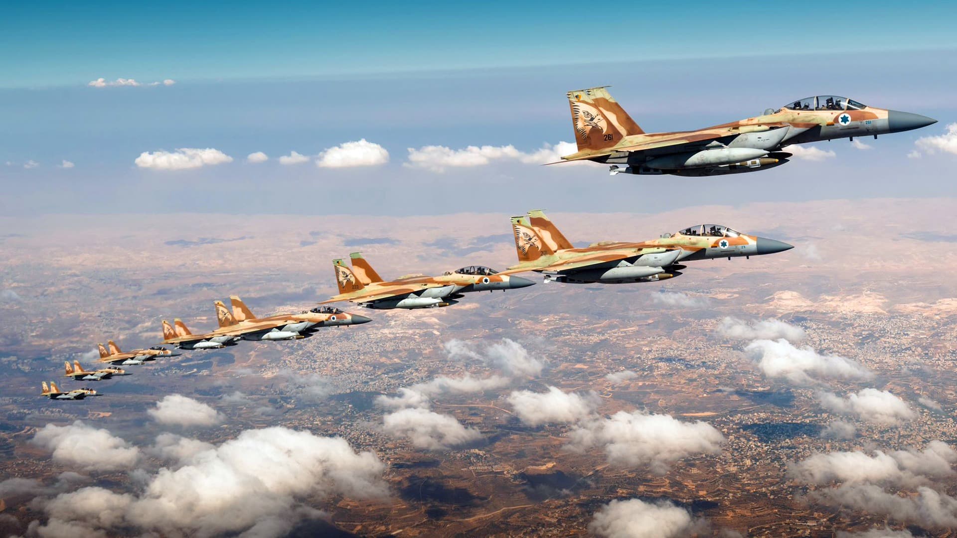 Israeli fighter jets during June 2025 operations in the Iran-Israel war period