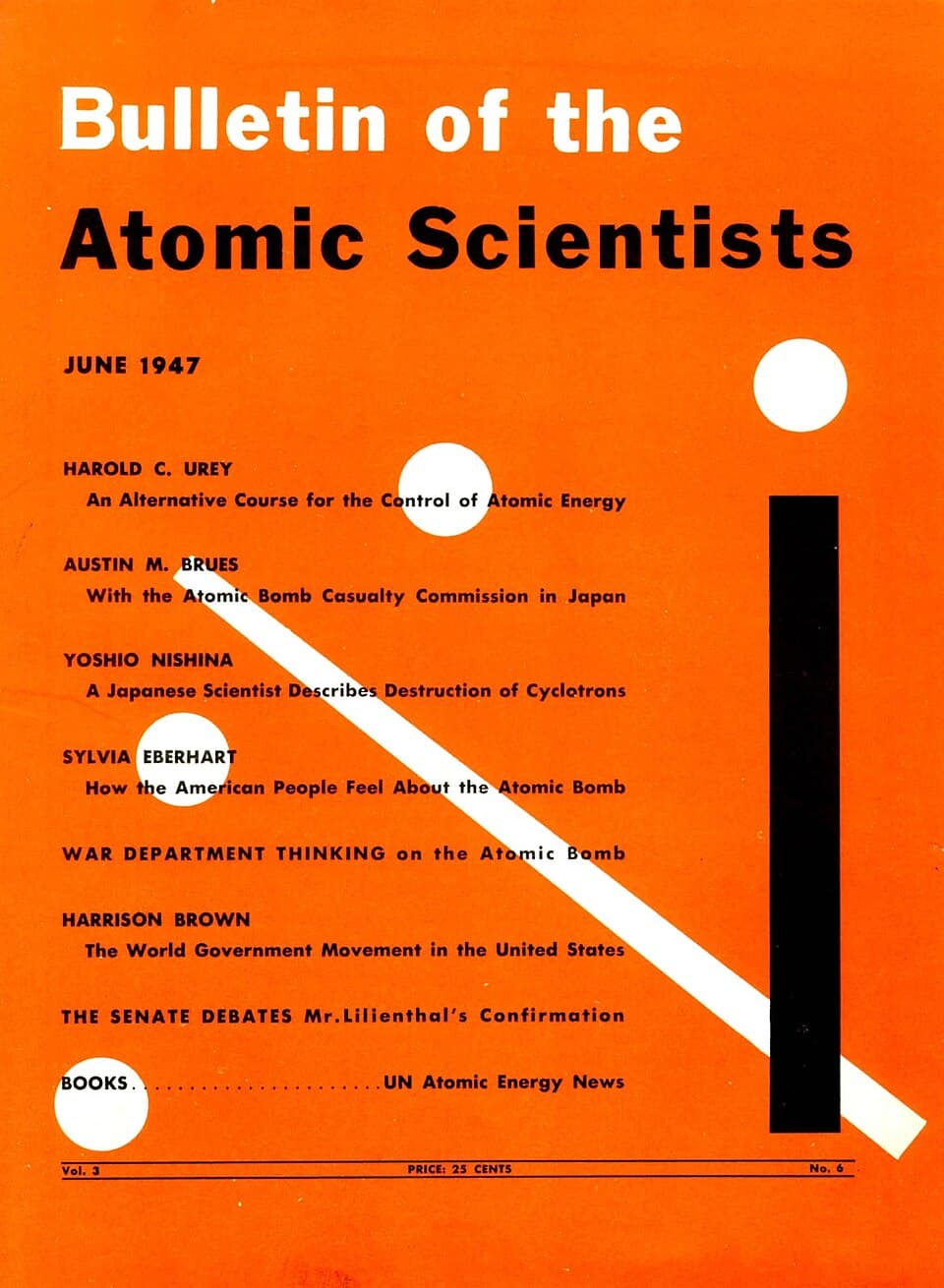 Bulletin of the Atomic Scientists — the organization that sets the Doomsday Clock each year since 1947